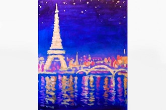 Virtual Paint Nite: Paris Lights (Ages 13+)
